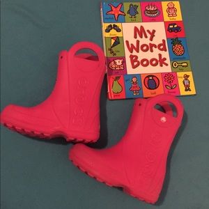 Crocs rain boots Jr